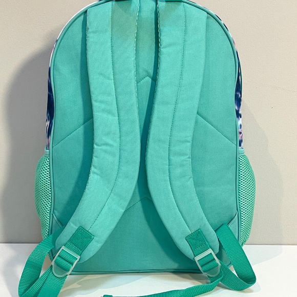 Girls 2pc Tie-Dye Backpack Set w/ Holographic Lunch Bag – 16” - Picture 4 of 5